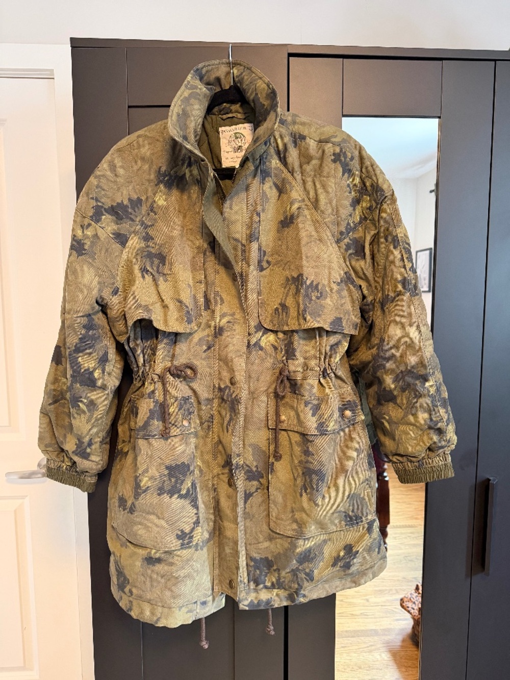 Banana Republic Floral Camo Quilted Jacket